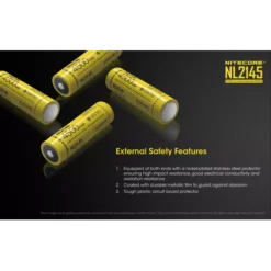 Nitecore 21700 NL2145 Li-ion Battery (4500mAh) -Outdoor Gear Pro Nitecore NL2145 5