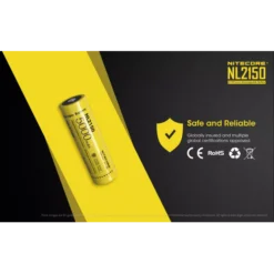 Nitecore 21700 NL2150 Li-ion Battery (5000mAh) -Outdoor Gear Pro Nitecore NL2150 7