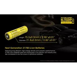 Nitecore 21700 NL2150HP Li-ion High Performance (5000mAh) 12 Nitecore 21700 NL2150HP Li-ion High Performance (5000mAh) -Outdoor Gear Pro Nitecore NL2150HP 2