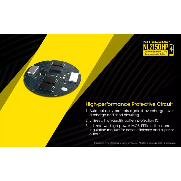 Nitecore 21700 NL2150HP Li-ion High Performance (5000mAh) 7 Nitecore 21700 NL2150HP Li-ion High Performance (5000mAh) - Image 7
