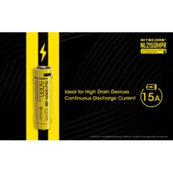 Nitecore 21700 NL2150HPR USB-C 15A Li-ion Battery -Outdoor Gear Pro Nitecore NL2150HPR 4