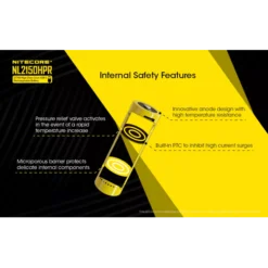 Nitecore 21700 NL2150HPR USB-C 15A Li-ion Battery -Outdoor Gear Pro Nitecore NL2150HPR 5