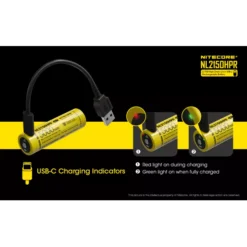 Nitecore 21700 NL2150HPR USB-C 15A Li-ion Battery -Outdoor Gear Pro Nitecore NL2150HPR 6