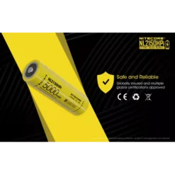 Nitecore 21700 NL2150HPi Li-ion 15A Battery (5000mAH) -Outdoor Gear Pro Nitecore NL2150HPi 9