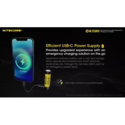 Nitecore 21700 NL2150RX Bidirectional Charging Li-ion Battery (5000mAh) 14 Nitecore 21700 NL2150RX Bidirectional Charging Li-ion Battery (5000mAh) -Outdoor Gear Pro Nitecore NL2150RX 2