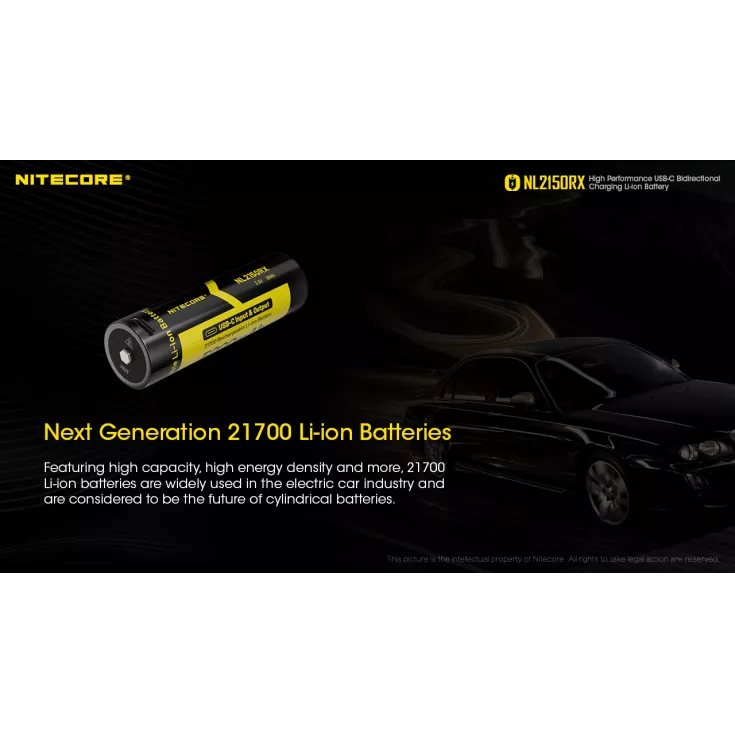 Nitecore 21700 NL2150RX Bidirectional Charging Li-ion Battery (5000mAh) 4 Nitecore 21700 NL2150RX Bidirectional Charging Li-ion Battery (5000mAh) - Image 4