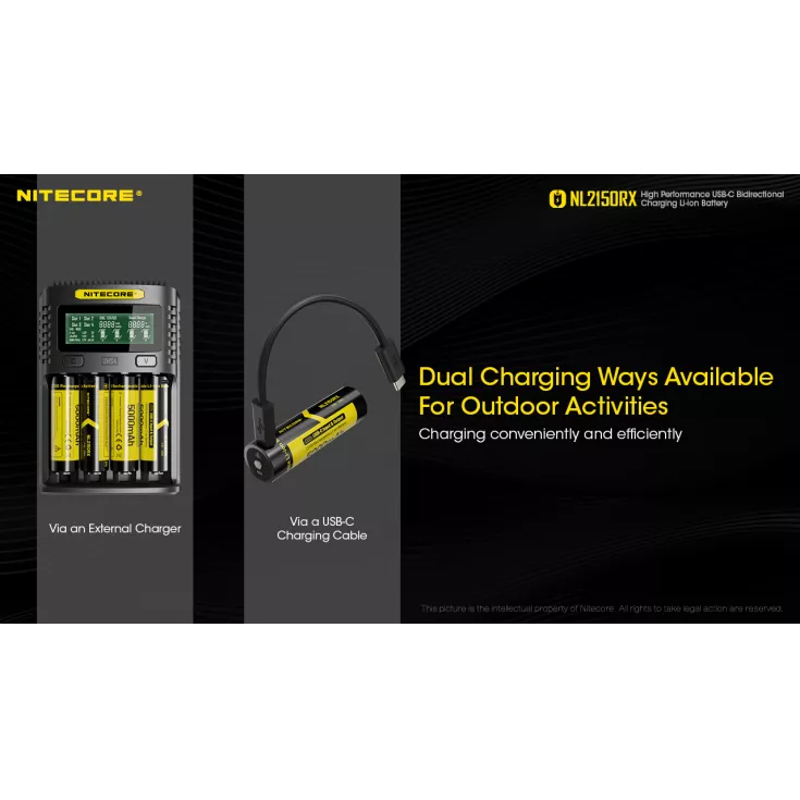 Nitecore 21700 NL2150RX Bidirectional Charging Li-ion Battery (5000mAh) 5 Nitecore 21700 NL2150RX Bidirectional Charging Li-ion Battery (5000mAh) - Image 5