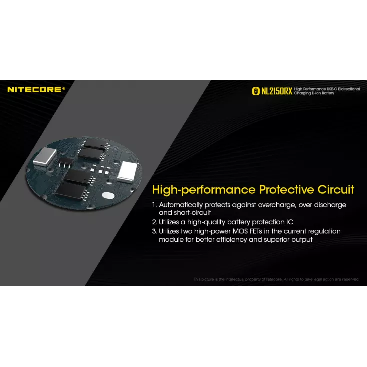 Nitecore 21700 NL2150RX Bidirectional Charging Li-ion Battery (5000mAh) 8 Nitecore 21700 NL2150RX Bidirectional Charging Li-ion Battery (5000mAh) - Image 8