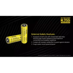 Nitecore 21700 NL2150i Li-ion Battery (5000mAh) -Outdoor Gear Pro Nitecore NL2150i 5