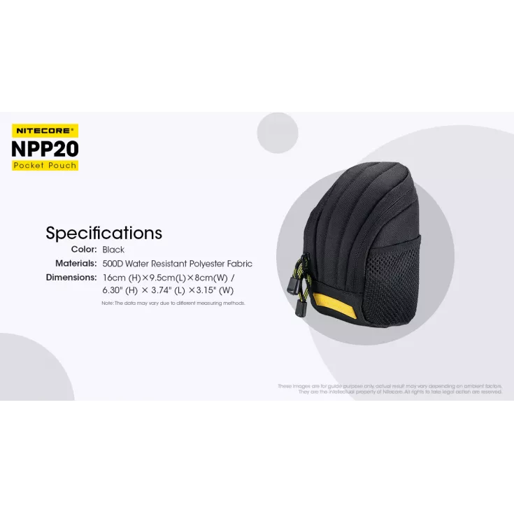 Nitecore NPP20 Pocket Pouch 8 Nitecore NPP20 Pocket Pouch - Image 8