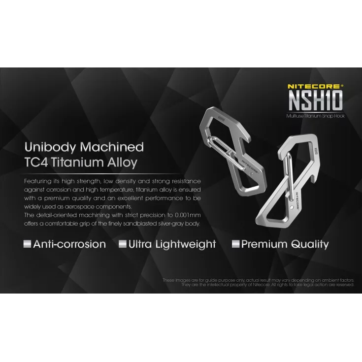 Nitecore NSH10 Snap Hook 3 Nitecore NSH10 Snap Hook - Image 3