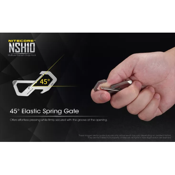 Nitecore NSH10 Snap Hook 4 Nitecore NSH10 Snap Hook - Image 4