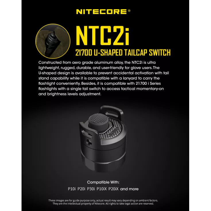 Nitecore NTC2i ISeries Tail Cap 2 Nitecore NTC2i ISeries Tail Cap - Image 2