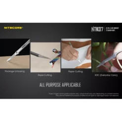 Nitecore NTK07 Slim Titanium Knife -Outdoor Gear Pro Nitecore NTK07 10