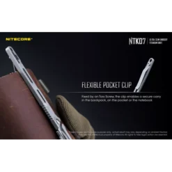 Nitecore NTK07 Slim Titanium Knife -Outdoor Gear Pro Nitecore NTK07 4