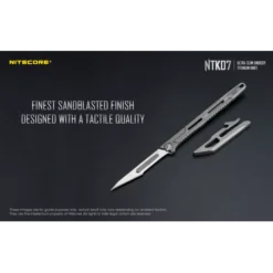 Nitecore NTK07 Slim Titanium Knife -Outdoor Gear Pro Nitecore NTK07 5