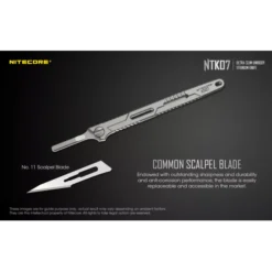 Nitecore NTK07 Slim Titanium Knife -Outdoor Gear Pro Nitecore NTK07 9