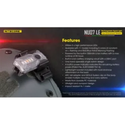 Nitecore NU07 LE -Outdoor Gear Pro Nitecore NU07 LE 11