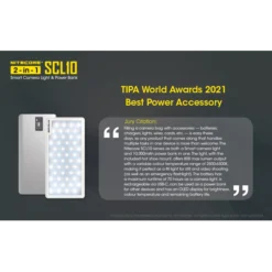 Nitecore SCL10 Camera Light & Power Bank -Outdoor Gear Pro Nitecore SCL10 1