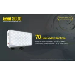 Nitecore SCL10 Camera Light & Power Bank -Outdoor Gear Pro Nitecore SCL10 4