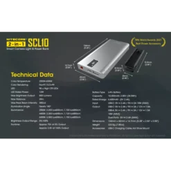 Nitecore SCL10 Camera Light & Power Bank -Outdoor Gear Pro Nitecore SCL10 8