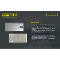 Nitecore SCL10 Camera Light & Power Bank -Outdoor Gear Pro Nitecore SCL10 9