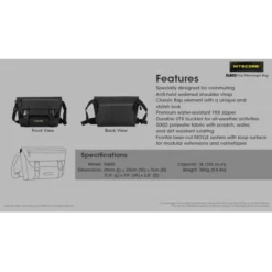 Nitecore SLB02 Messenger Bag -Outdoor Gear Pro Nitecore SLB02 8