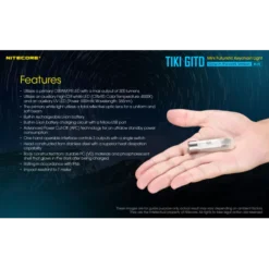 Nitecore TIKI GITD - Blue -Outdoor Gear Pro Nitecore TIKI GITD Blue 10