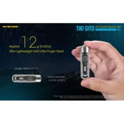 Nitecore TIKI GITD - Blue -Outdoor Gear Pro Nitecore TIKI GITD Blue 3