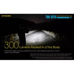 Nitecore TIKI GITD - Blue -Outdoor Gear Pro Nitecore TIKI GITD Blue 4