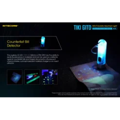 Nitecore TIKI GITD - Blue -Outdoor Gear Pro Nitecore TIKI GITD Blue 6