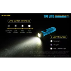 Nitecore TIKI GITD - Blue -Outdoor Gear Pro Nitecore TIKI GITD Blue 7
