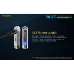 Nitecore TIKI GITD - Blue -Outdoor Gear Pro Nitecore TIKI GITD Blue 8