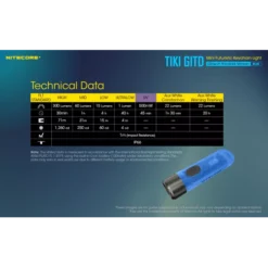 Nitecore TIKI GITD - Blue -Outdoor Gear Pro Nitecore TIKI GITD Blue 9