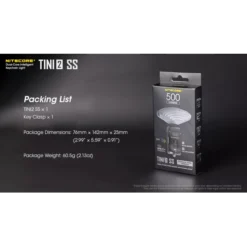 Nitecore TINI 2 SS -Outdoor Gear Pro Nitecore TINI 2 SS 11