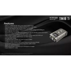 Nitecore TINI 2 Ti -Outdoor Gear Pro Nitecore TINI 2 Ti 10