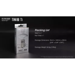 Nitecore TINI 2 Ti -Outdoor Gear Pro Nitecore TINI 2 Ti 11