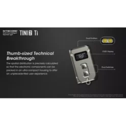 Nitecore TINI 2 Ti -Outdoor Gear Pro Nitecore TINI 2 Ti 3