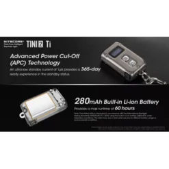 Nitecore TINI 2 Ti -Outdoor Gear Pro Nitecore TINI 2 Ti 6