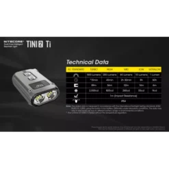 Nitecore TINI 2 Ti -Outdoor Gear Pro Nitecore TINI 2 Ti 9