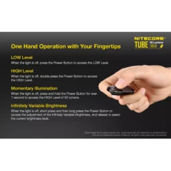 Nitecore Tube V2.0 19 Nitecore Tube V2.0 -Outdoor Gear Pro Nitecore Tube V20 7
