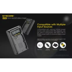 Nitecore UCN3 Canon Camera Charger -Outdoor Gear Pro Nitecore UCN3 4