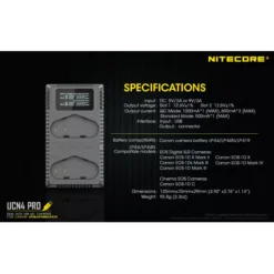 Nitecore UCN4 Pro Canon Camera Charger -Outdoor Gear Pro Nitecore UCN4 Pro 11