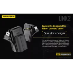 Nitecore UNK2 Nikon Camera Charger -Outdoor Gear Pro Nitecore UNK2 2