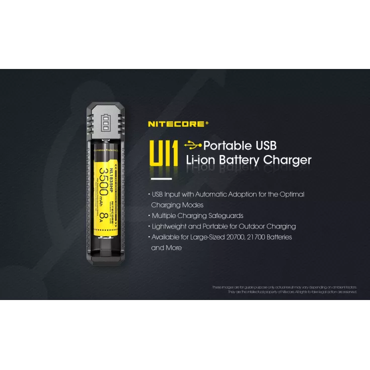 Nitecore UI1 USB Battery Charger 2 Nitecore UI1 USB Battery Charger - Image 2