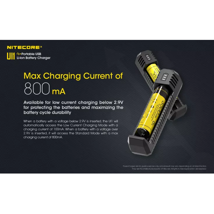 Nitecore UI1 USB Battery Charger 3 Nitecore UI1 USB Battery Charger - Image 3