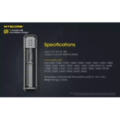 Nitecore UI1 USB Battery Charger 20 Nitecore UI1 USB Battery Charger -Outdoor Gear Pro Nitecore Ui1 8
