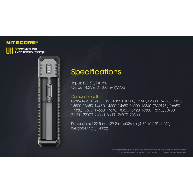 Nitecore UI1 USB Battery Charger 10 Nitecore UI1 USB Battery Charger - Image 10