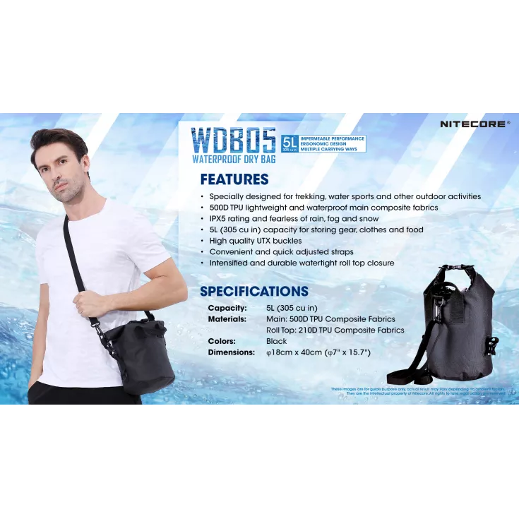 Nitecore WDB05 Dry Bag 6 Nitecore WDB05 Dry Bag - Image 6