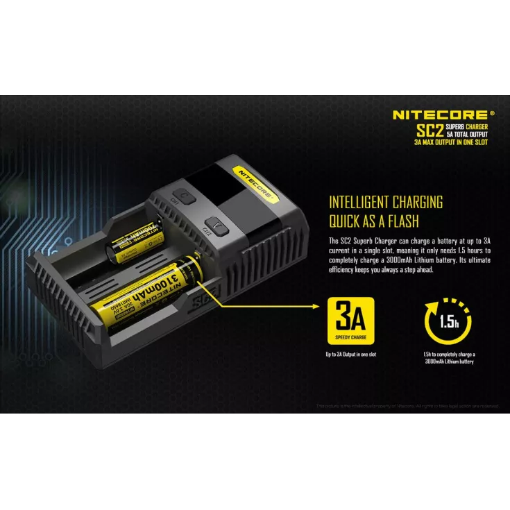 Nitecore SC2 Charger 3 Nitecore SC2 Charger - Image 3